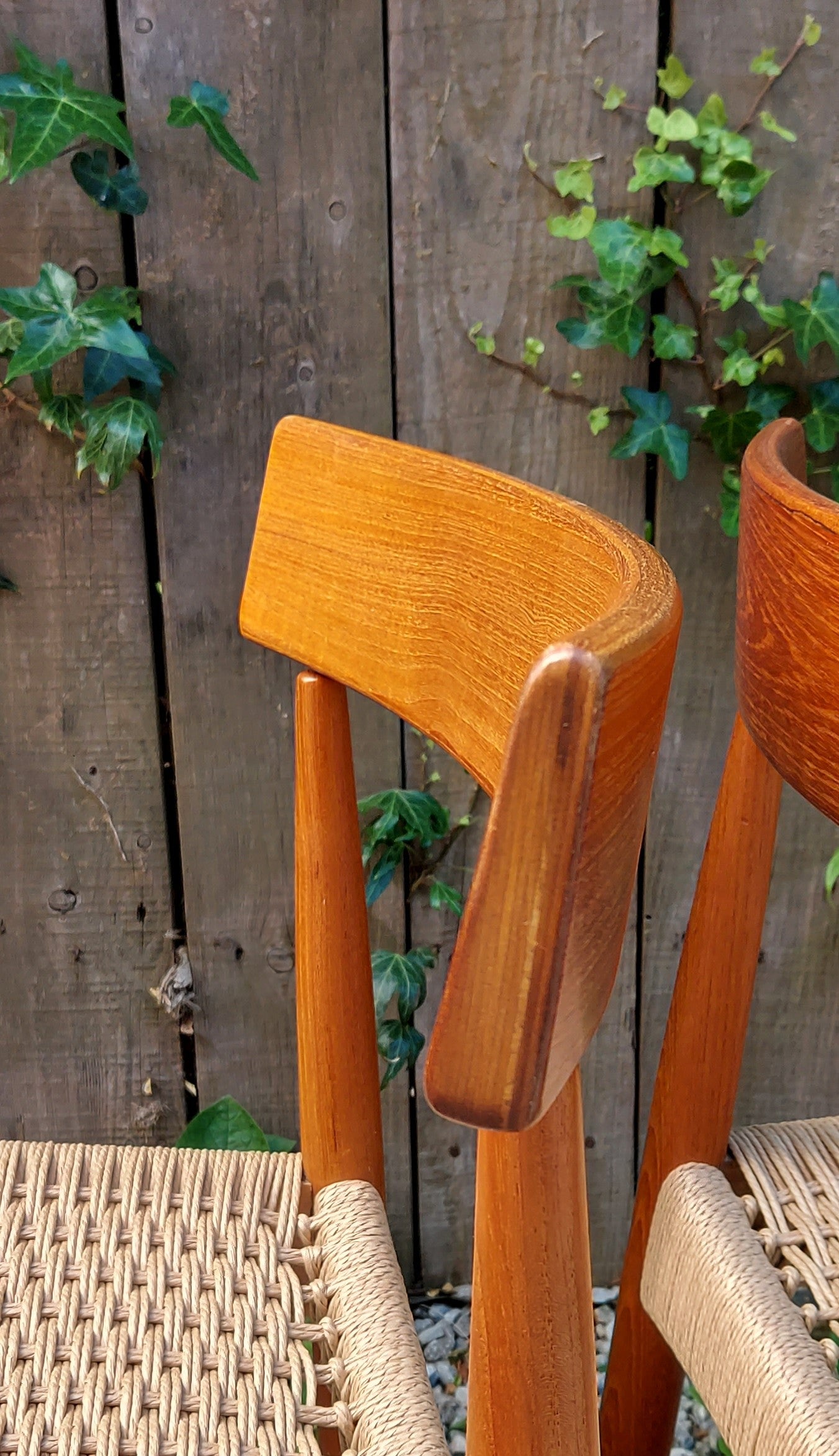 Mid Century Modern 2 MK200 Mogens Kold Corded chairs