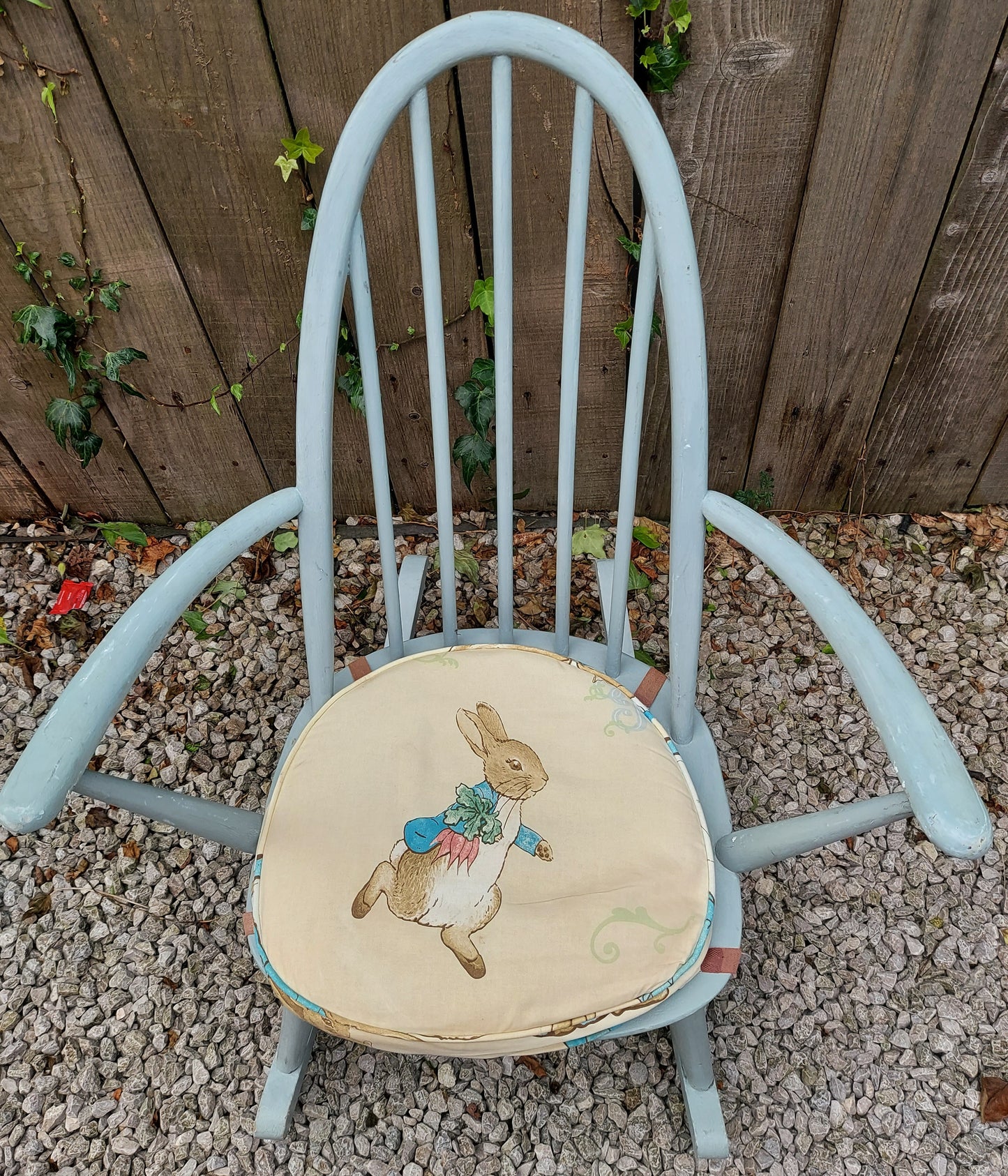 Mid Century Ercol Windsor Quaker 428 Rocking Chair painted