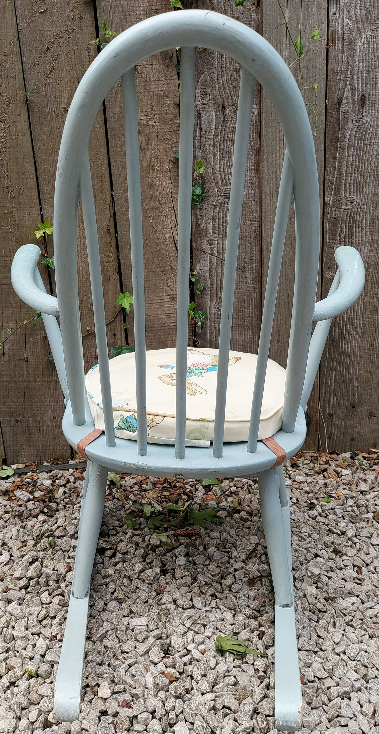 Mid Century Ercol Windsor Quaker 428 Rocking Chair painted
