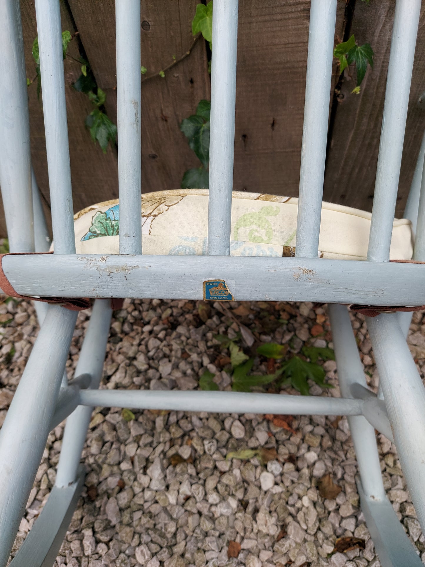 Mid Century Ercol Windsor Quaker 428 Rocking Chair painted
