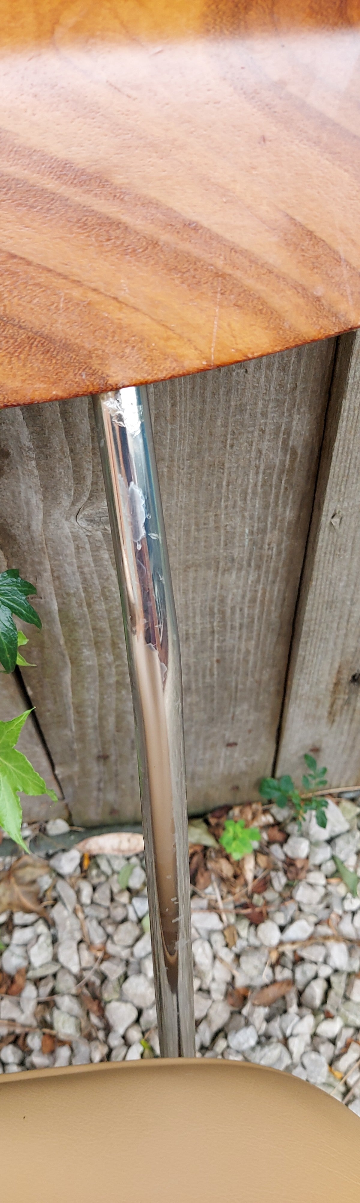 Mid Century Modern 2 Stag 'S' Range Chairs John Sylvia Reid Beige Vinyl