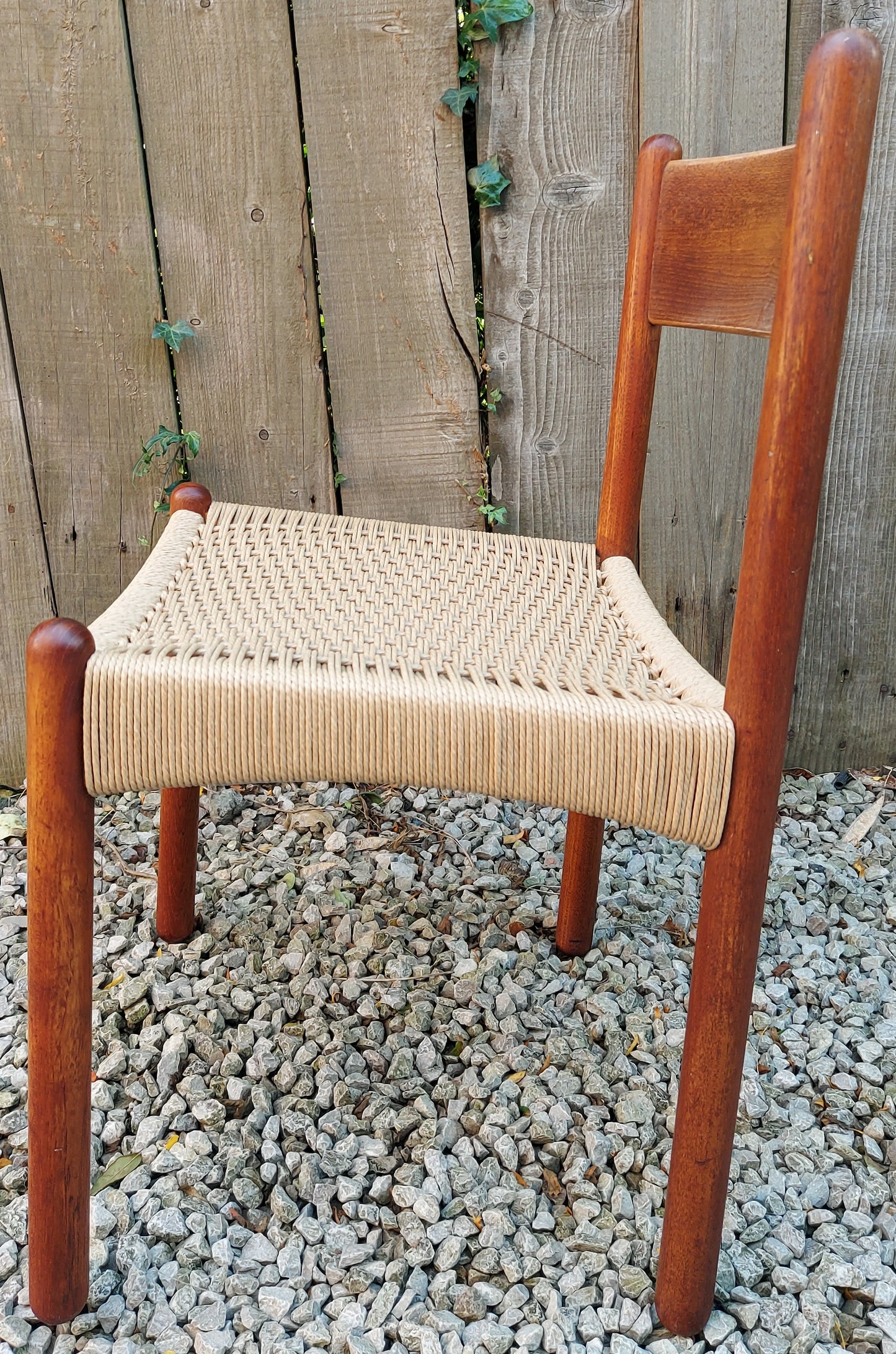 Mid Century Modern 2  danish Corded chairs