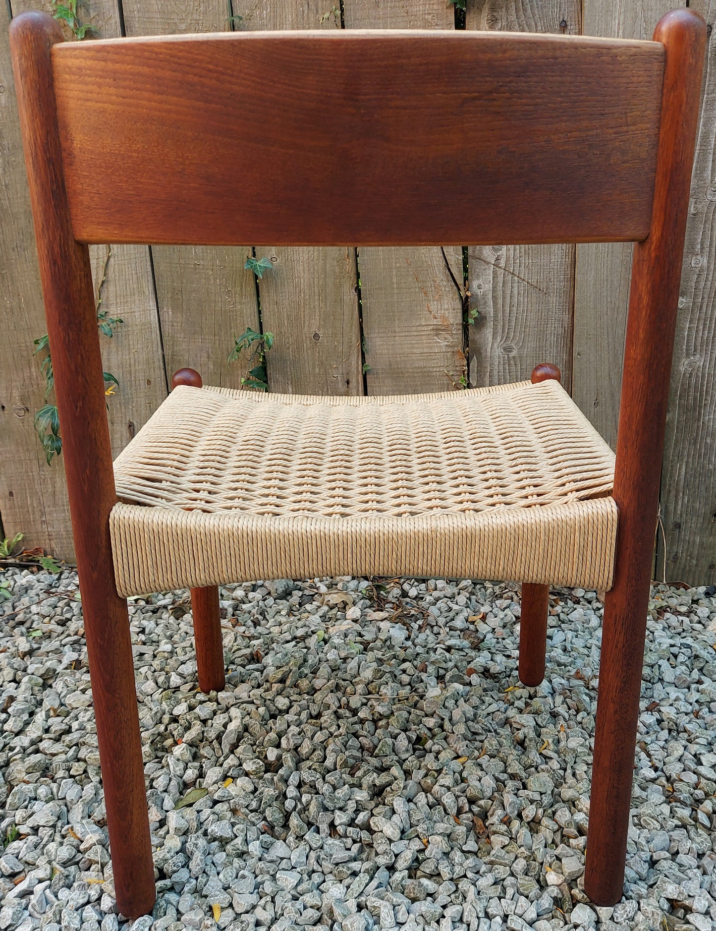 Mid Century Modern 2  danish Corded chairs