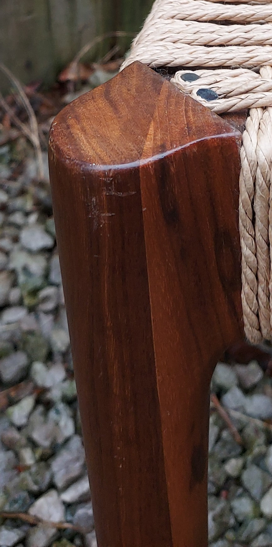 MCM Ladder Back Danish Papercord Statement/desk chair