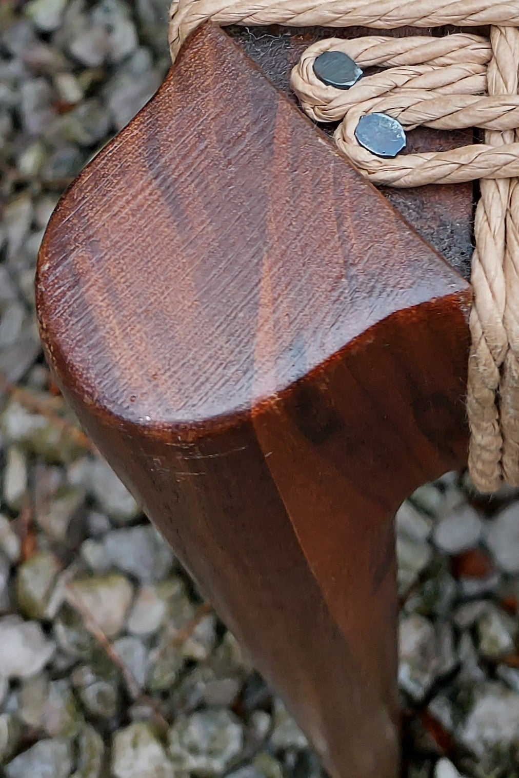 MCM Ladder Back Danish Papercord Statement/desk chair