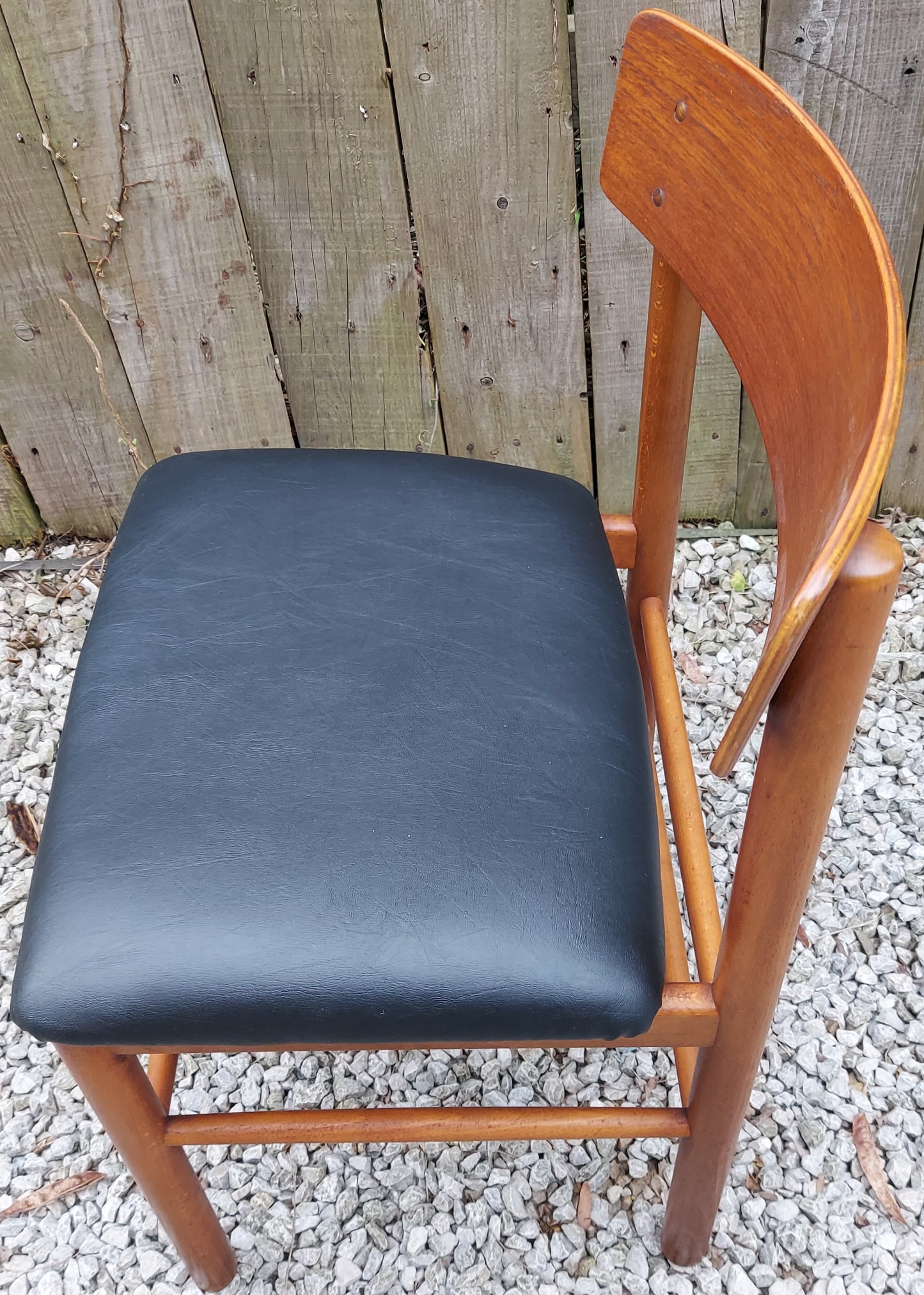 MCM Farstrup Round Dining Table And 4 Chairs AF Missing extra table leaf