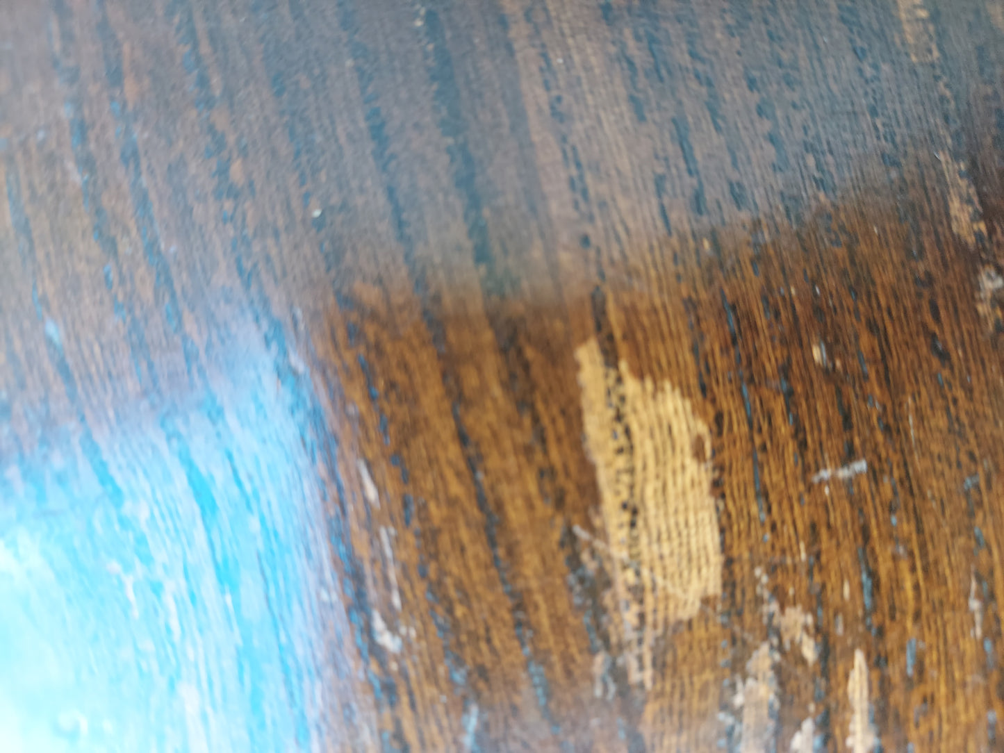 Mid century modern ercol butler tray traditional finish blue label