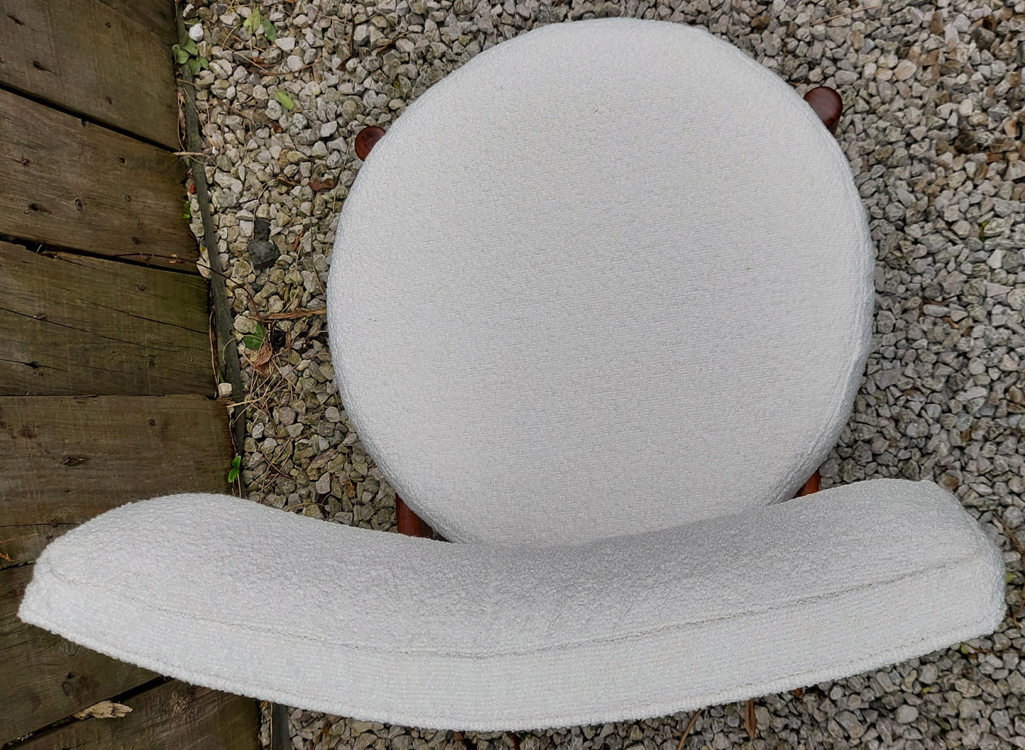 MCM 4 G Plan Fresco Dining Chairs Ivory Boucle C