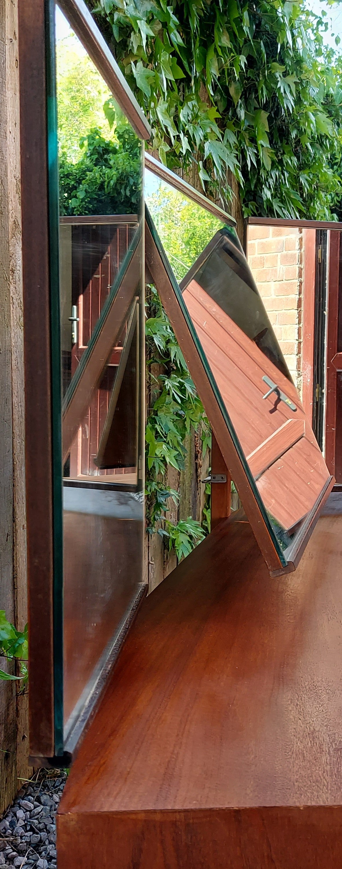 MCM Sylvia and John Red  stag duet dressing table with mirrors