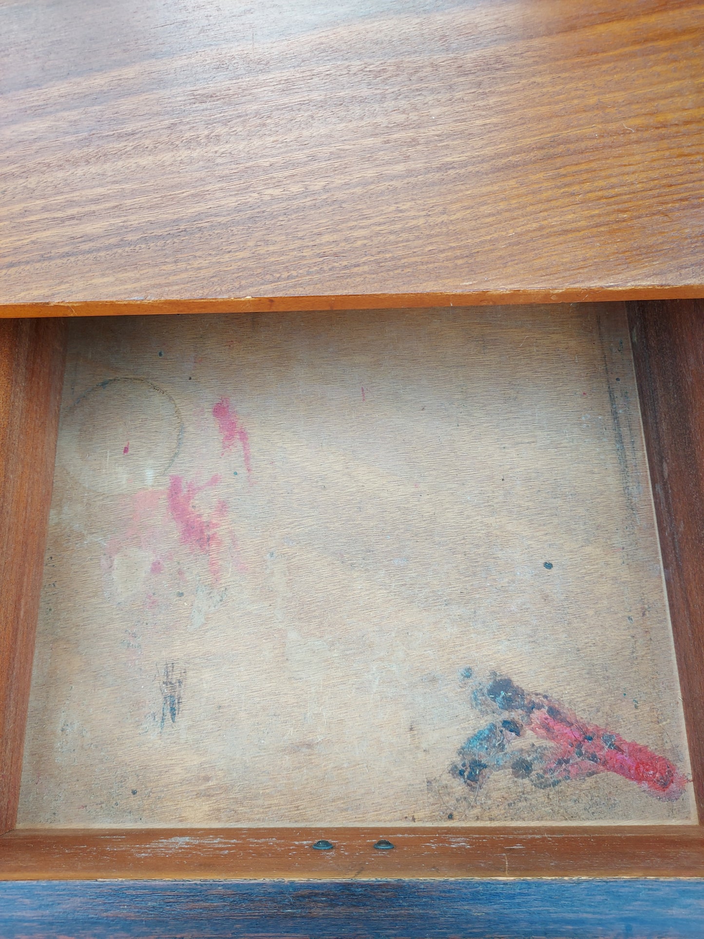 MCM Sylvia and John Red  stag duet dressing table with mirrors