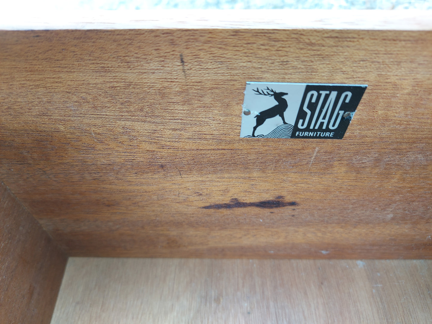 MCM Sylvia and John Red  stag duet dressing table with mirrors