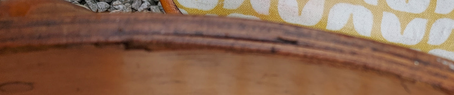 MCM retro 2 kitchen chairs and 2 stools reupholstered