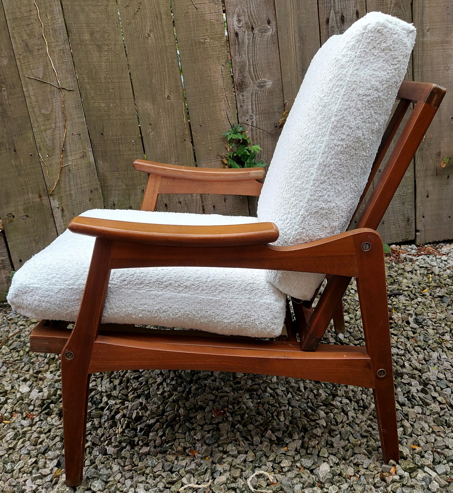 Mid Century Modern Centa Armchairs reupholstered cushions