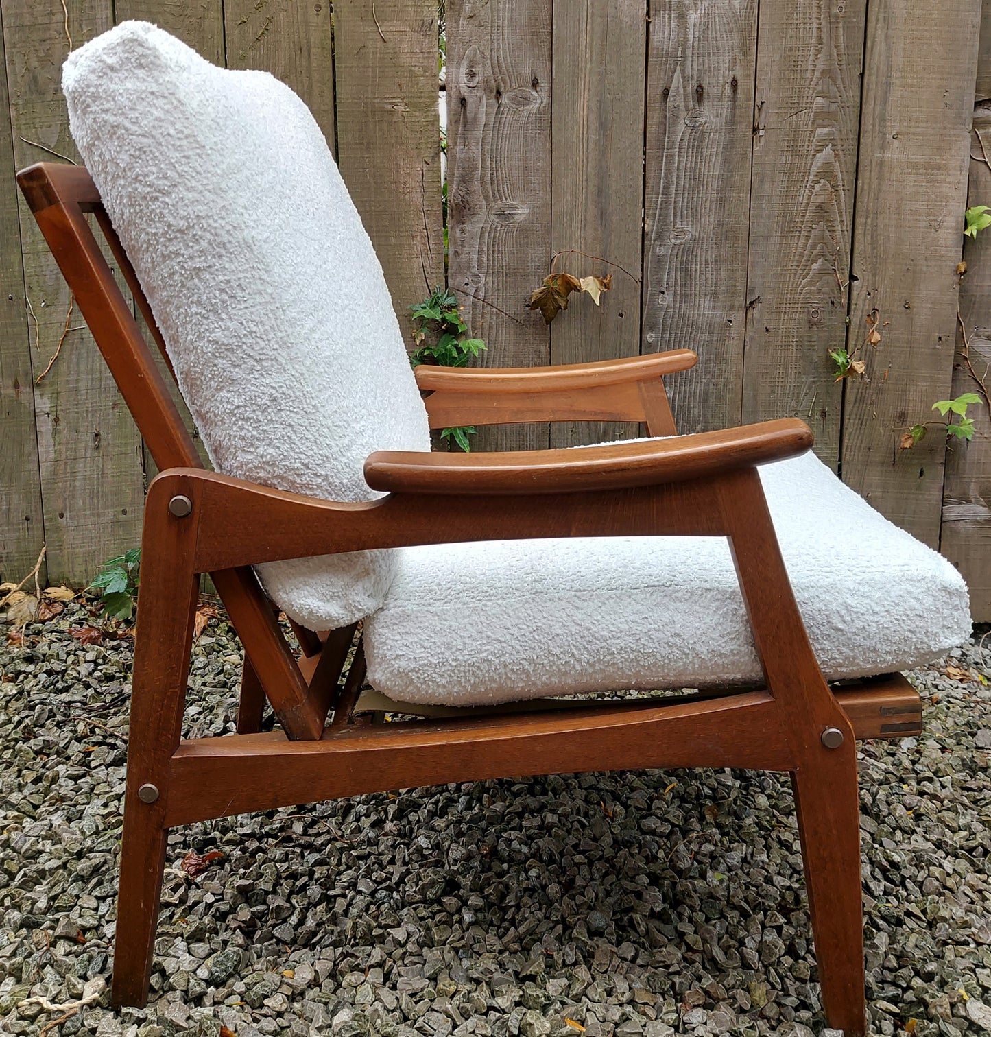 Mid Century Modern Centa Armchairs reupholstered cushions