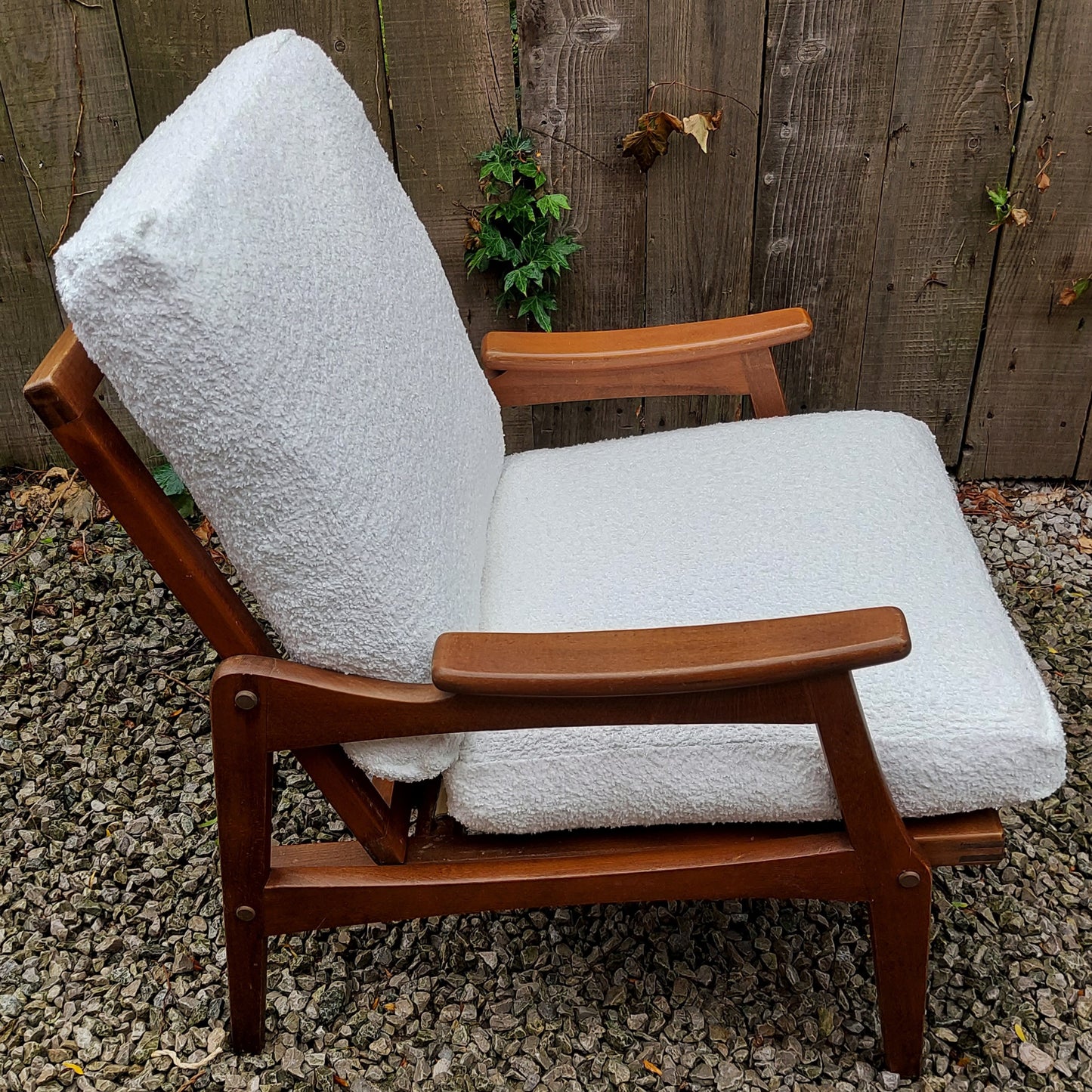 Mid Century Modern Centa Armchairs reupholstered cushions