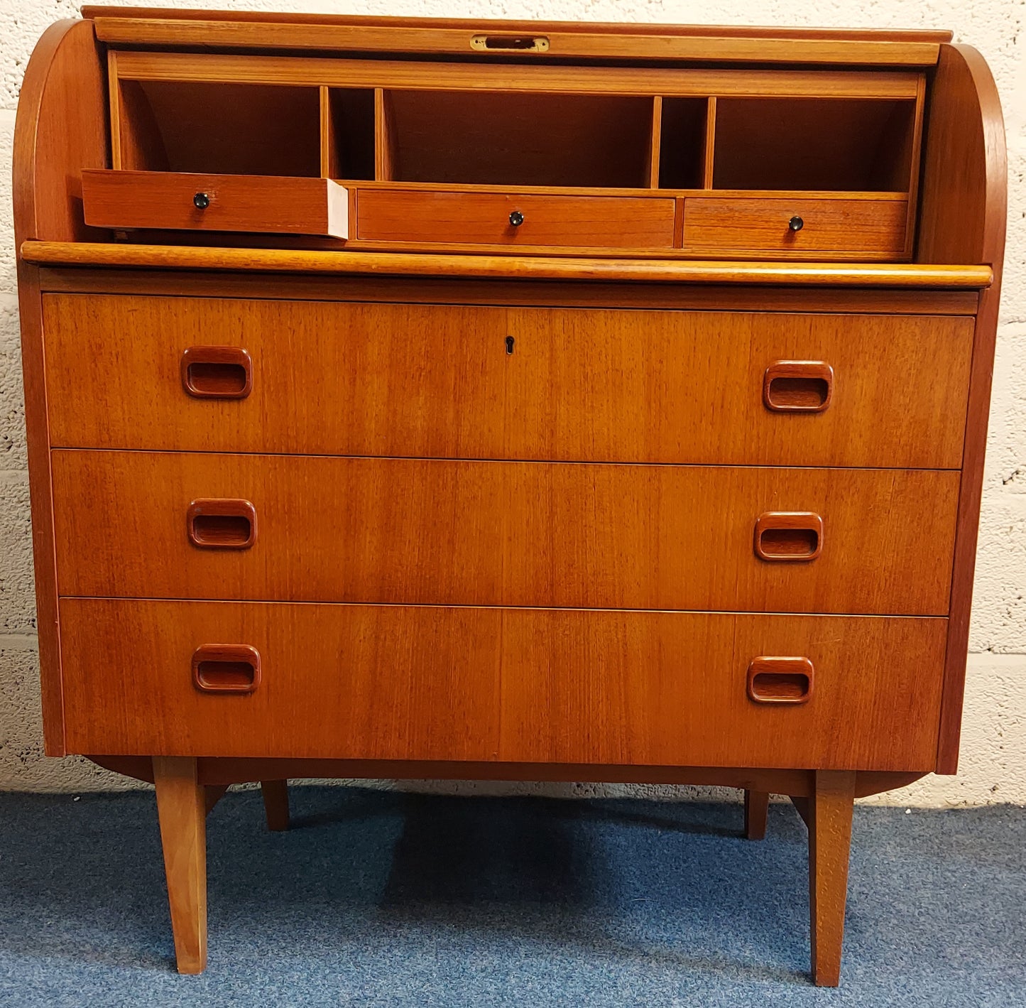 MCM Egon Ostergaard for Bröderna Gustafssons Möbelfabrik Teak Bureau