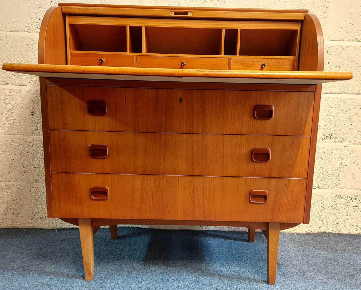 MCM Egon Ostergaard for Bröderna Gustafssons Möbelfabrik Teak Bureau