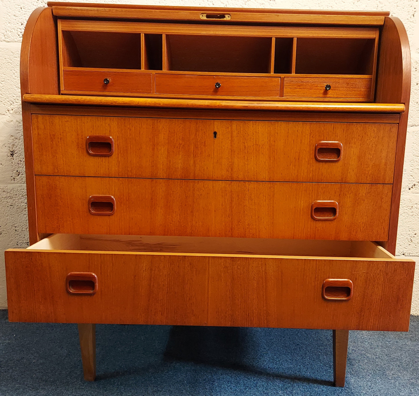 MCM Egon Ostergaard for Bröderna Gustafssons Möbelfabrik Teak Bureau