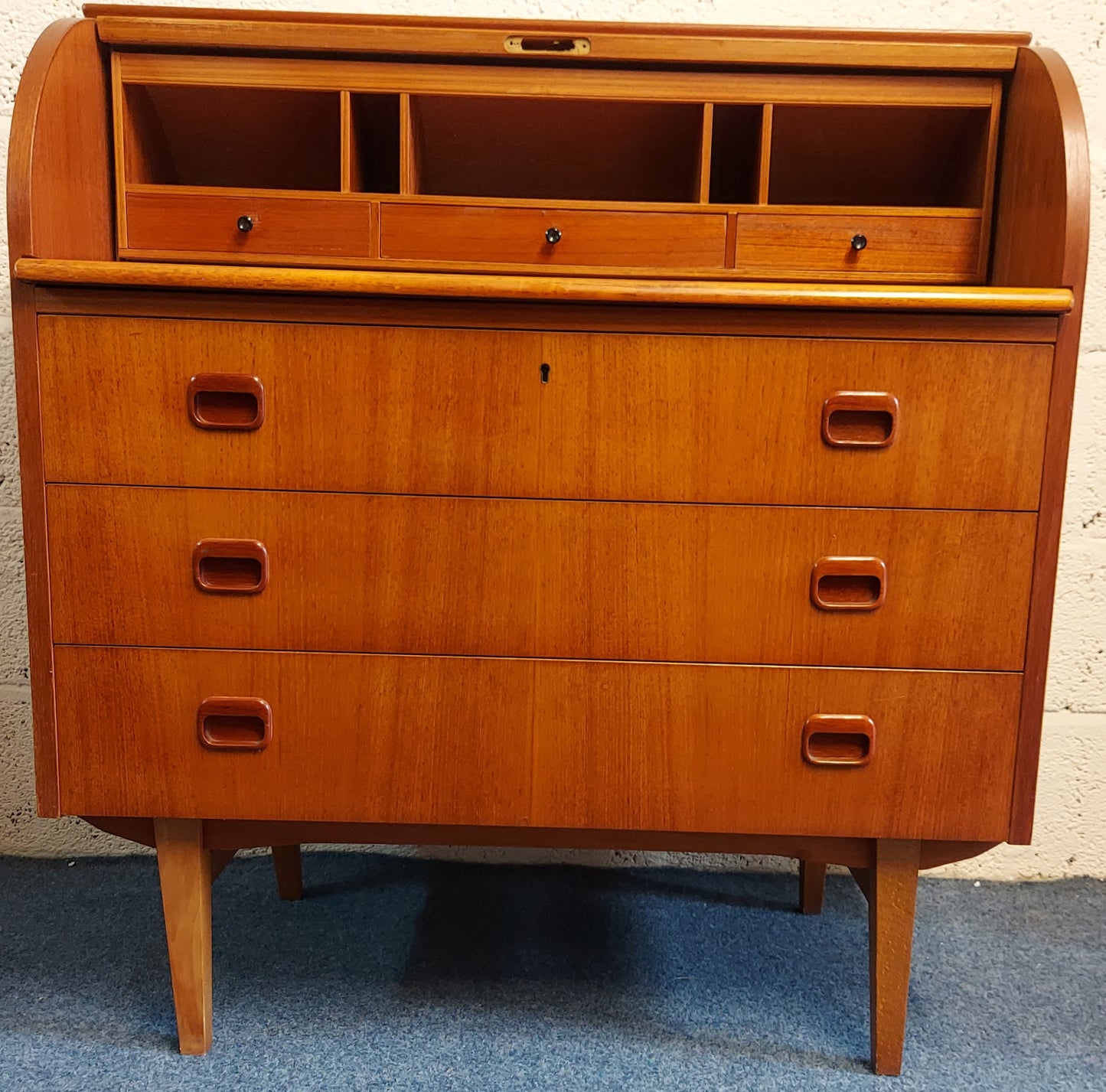 MCM Egon Ostergaard for Bröderna Gustafssons Möbelfabrik Teak Bureau