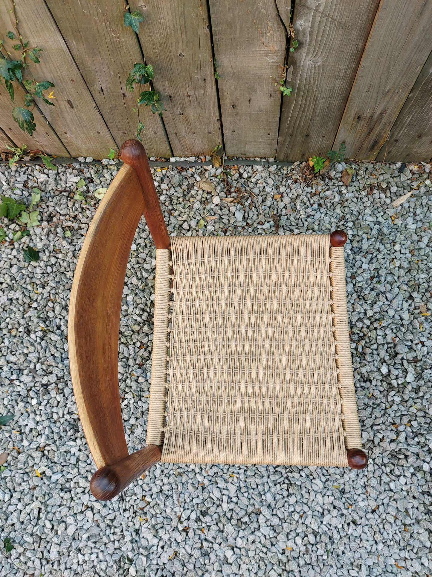 Mid Century Modern 2  danish Corded chairs