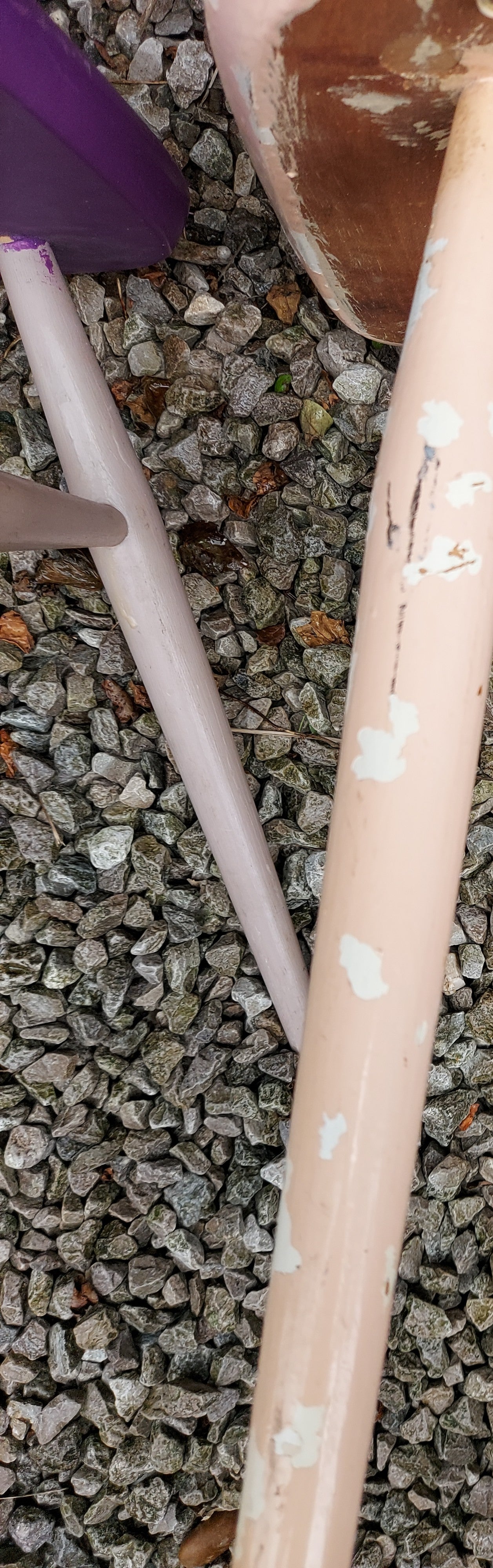 MCM Ercol 737 Dining Chairs set of 4 painted 2 with gold label