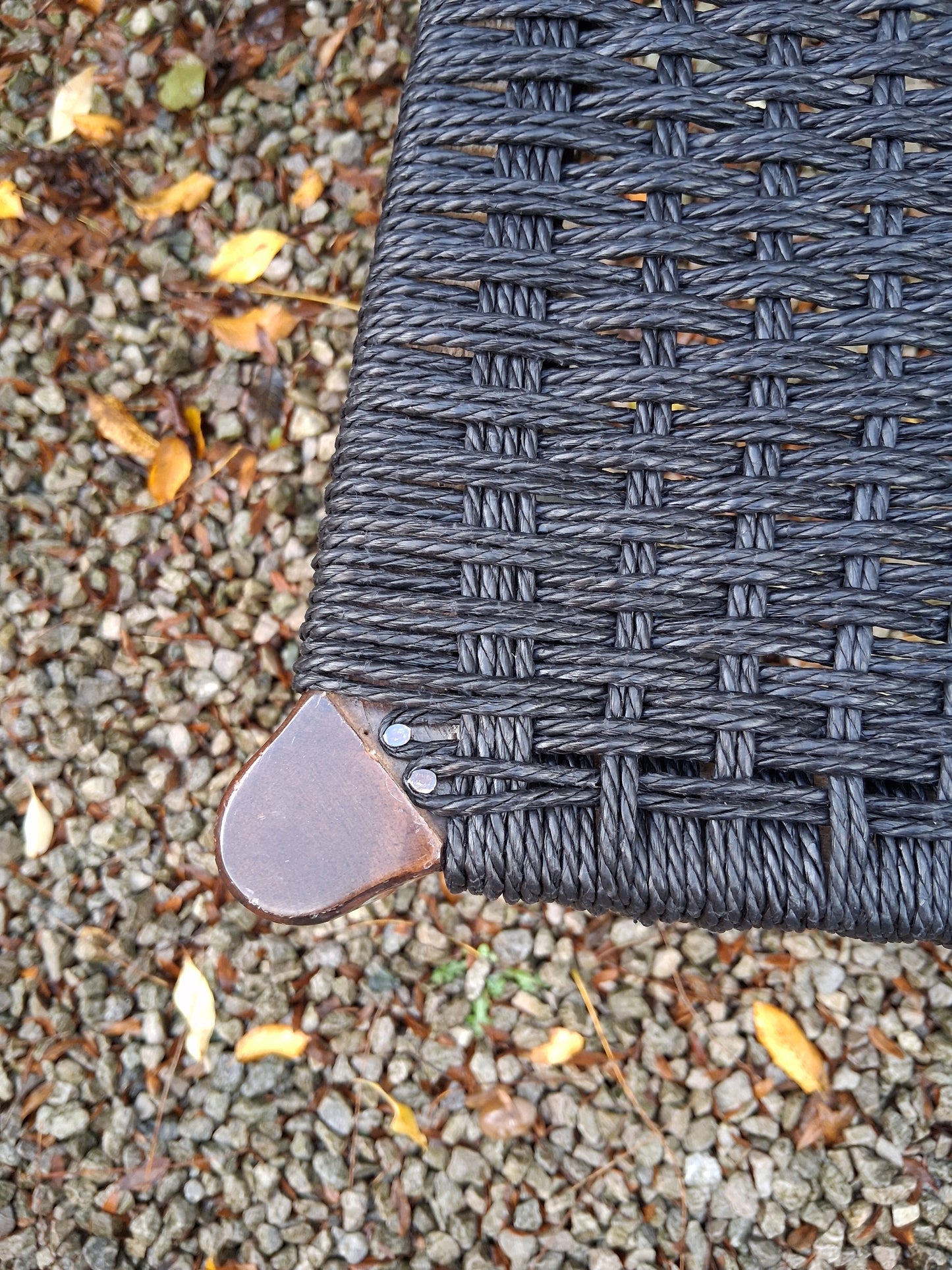 MCM Ladder Back Danish Papercord Statement/desk chair Walnut effect