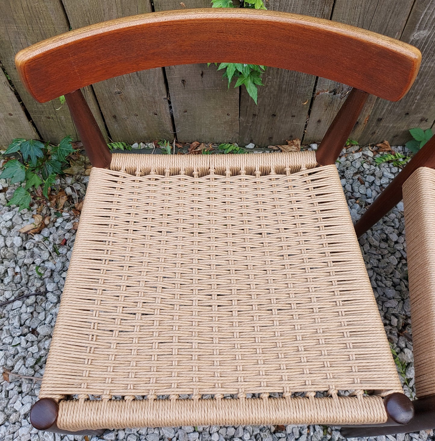 Mid Century Modern 2 MK200 Mogens Kold Corded chairs D