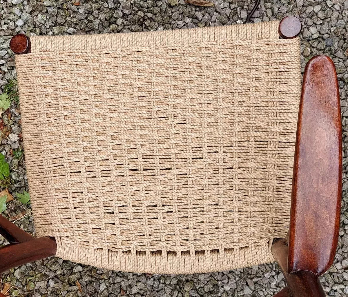 Mcm Kurt Østervig carver chair danish papercord