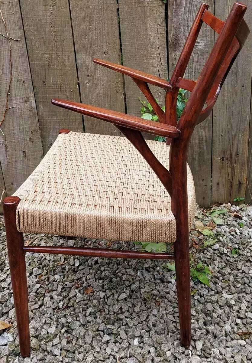 Mcm Kurt Østervig carver chair danish papercord