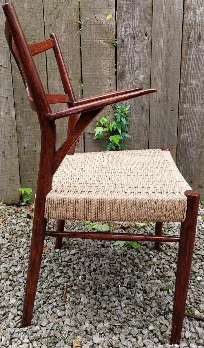 Mcm Kurt Østervig carver chair danish papercord
