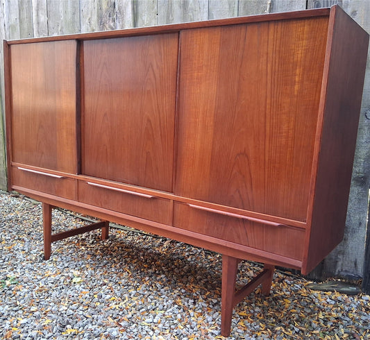 Mid Century Modern EW Bach Teak Highboard for Sejling Skabe