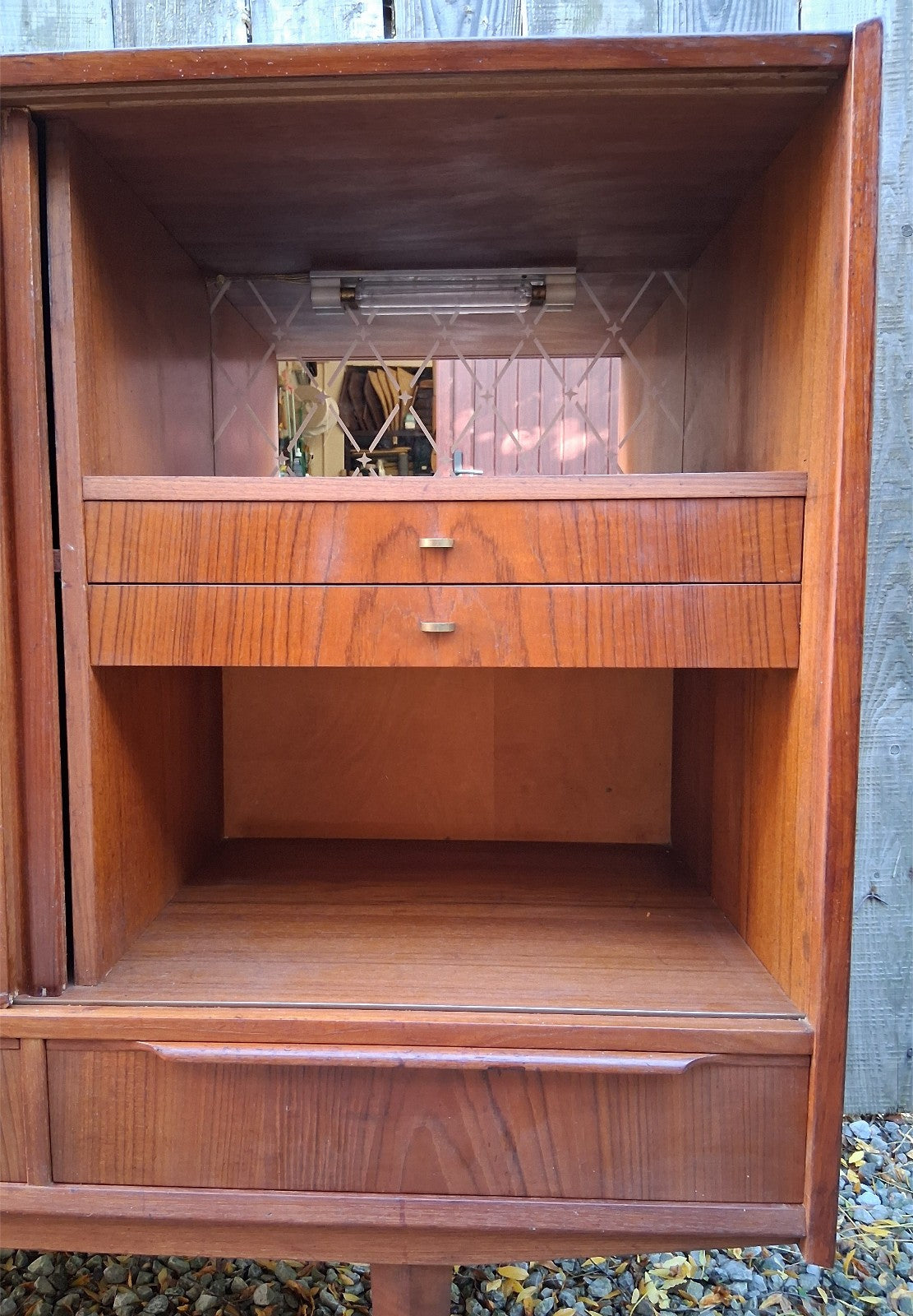 Mid Century Modern EW Bach Teak Highboard for Sejling Skabe