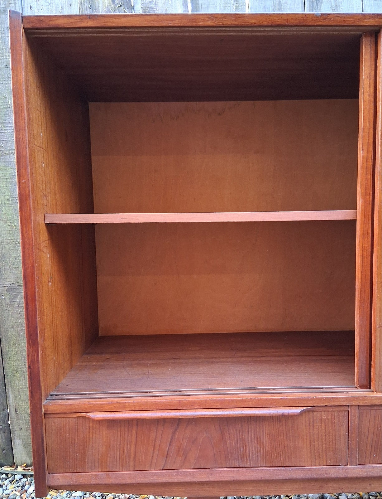 Mid Century Modern EW Bach Teak Highboard for Sejling Skabe