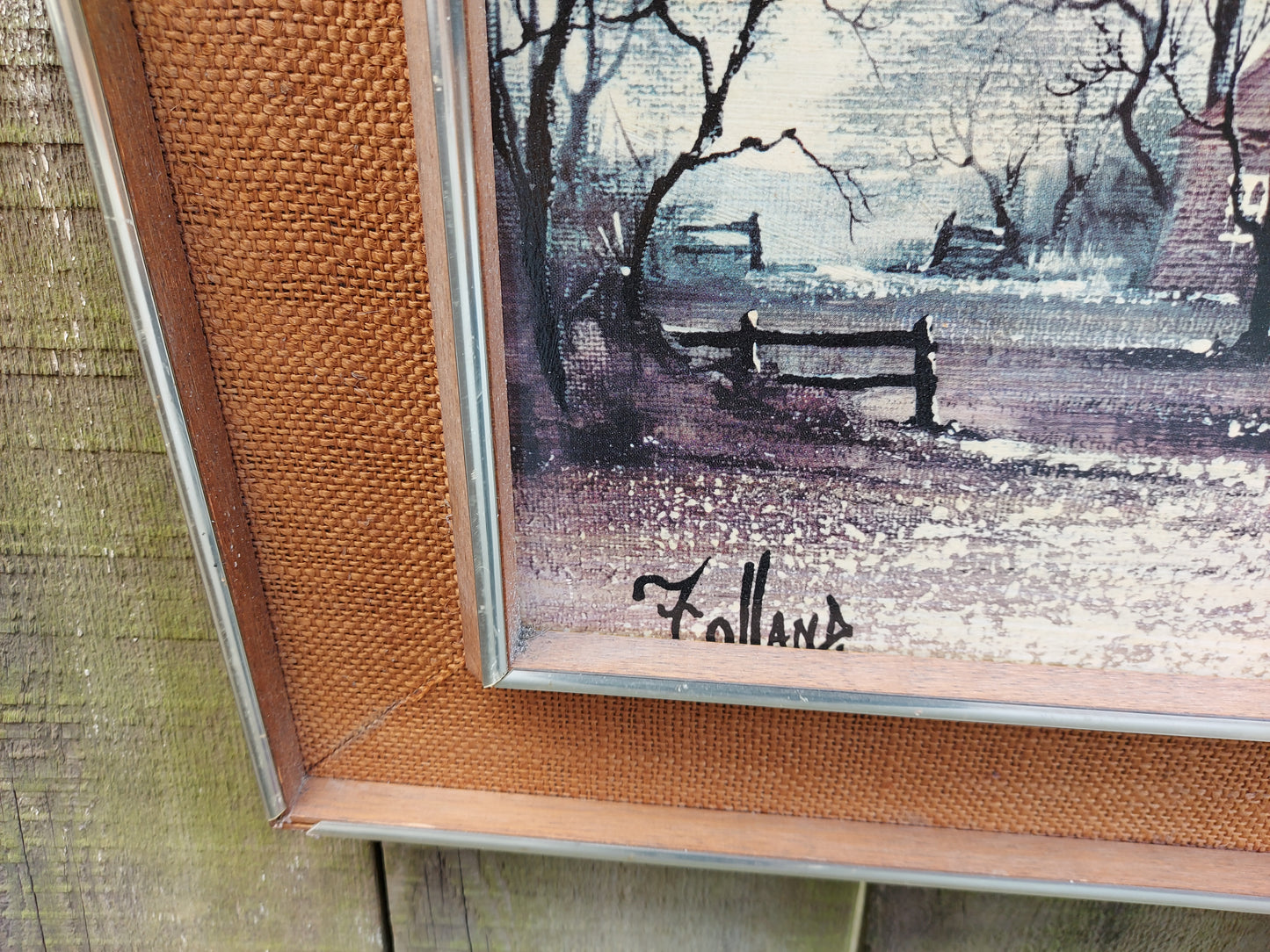 Mid Century Modern Large Folland print Hamlet Bridge