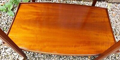 Mid Century Modern Teak Drinks Trolley Metal Handle Black