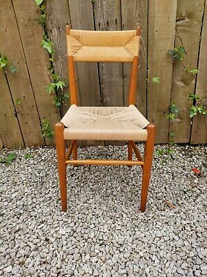 Mid Century Mod 4 Charlotte Perriand Style Dordogne Chair Robert Sentou rewoven