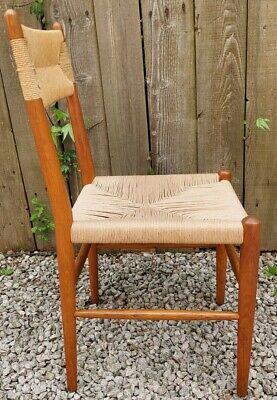 Mid Century Mod 4 Charlotte Perriand Style Dordogne Chair Robert Sentou rewoven