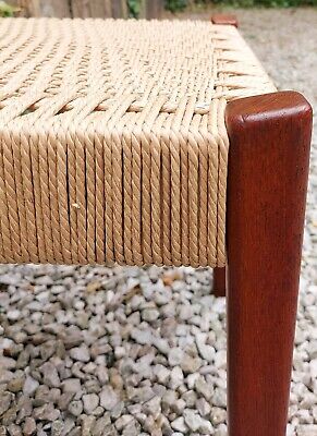 MCM 4 teak dining chairs Nils jonsson Troeds Garmi danish papercord