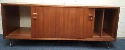 Mid Century Teak Modular Wall Unit Storage System with Desk or Drinks Cabinet
