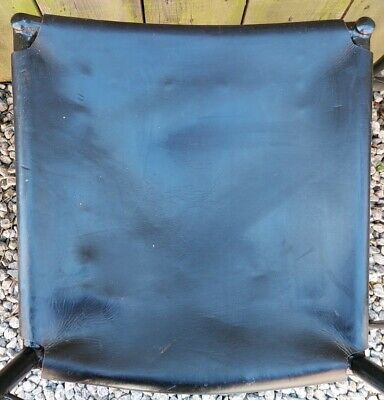 Mid century modern 3 Ladderax Chairs Black Seat Frame