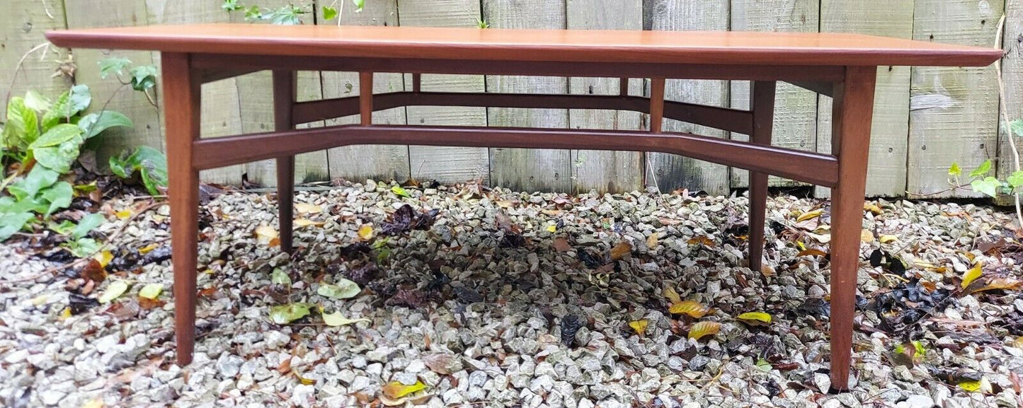 Mid Century Long John Coffee Table Teak