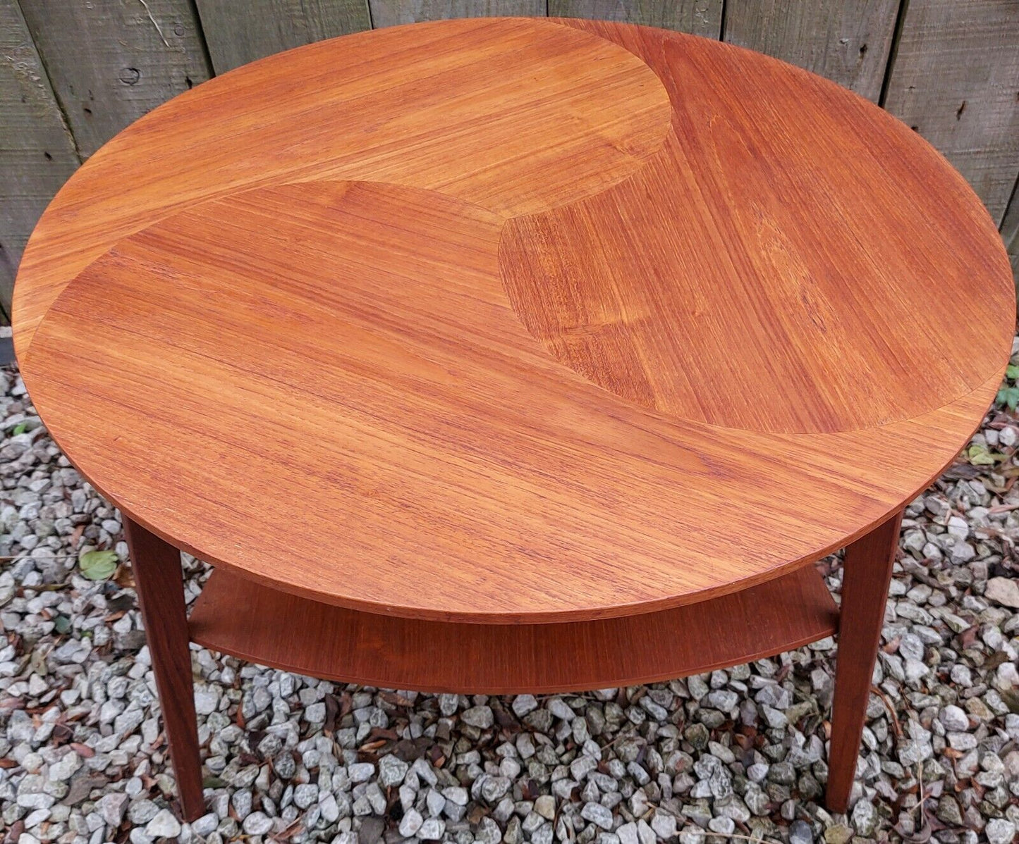 Mid Century Modern Teak Side table by Mobelintarsia