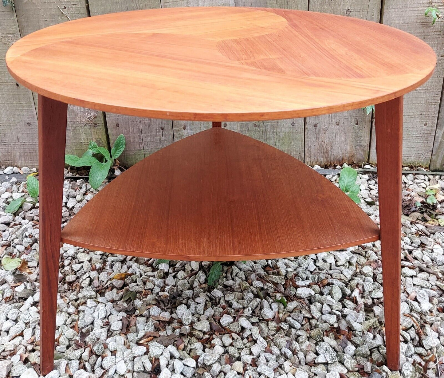 Mid Century Modern Teak Side table by Mobelintarsia