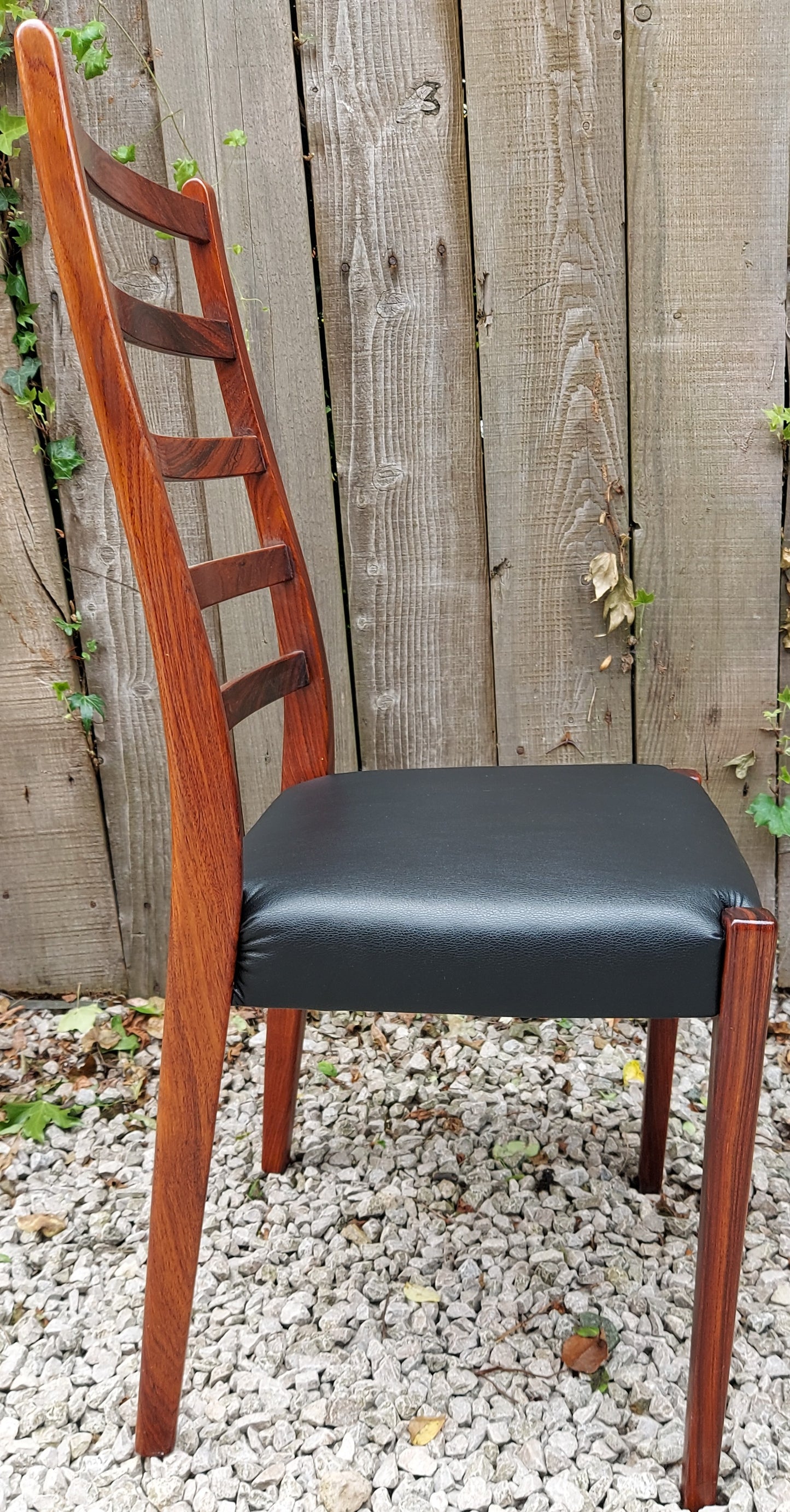 MCM 6 Svegards Markaryd ladderback dining chairs rosewood incl 2 carvers