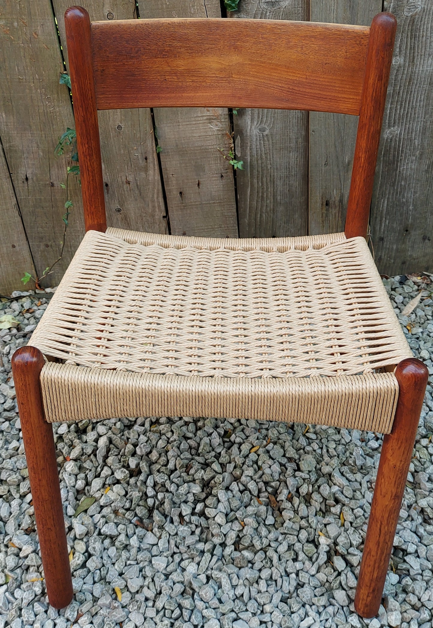 Mid Century Modern 2  danish Corded chairs