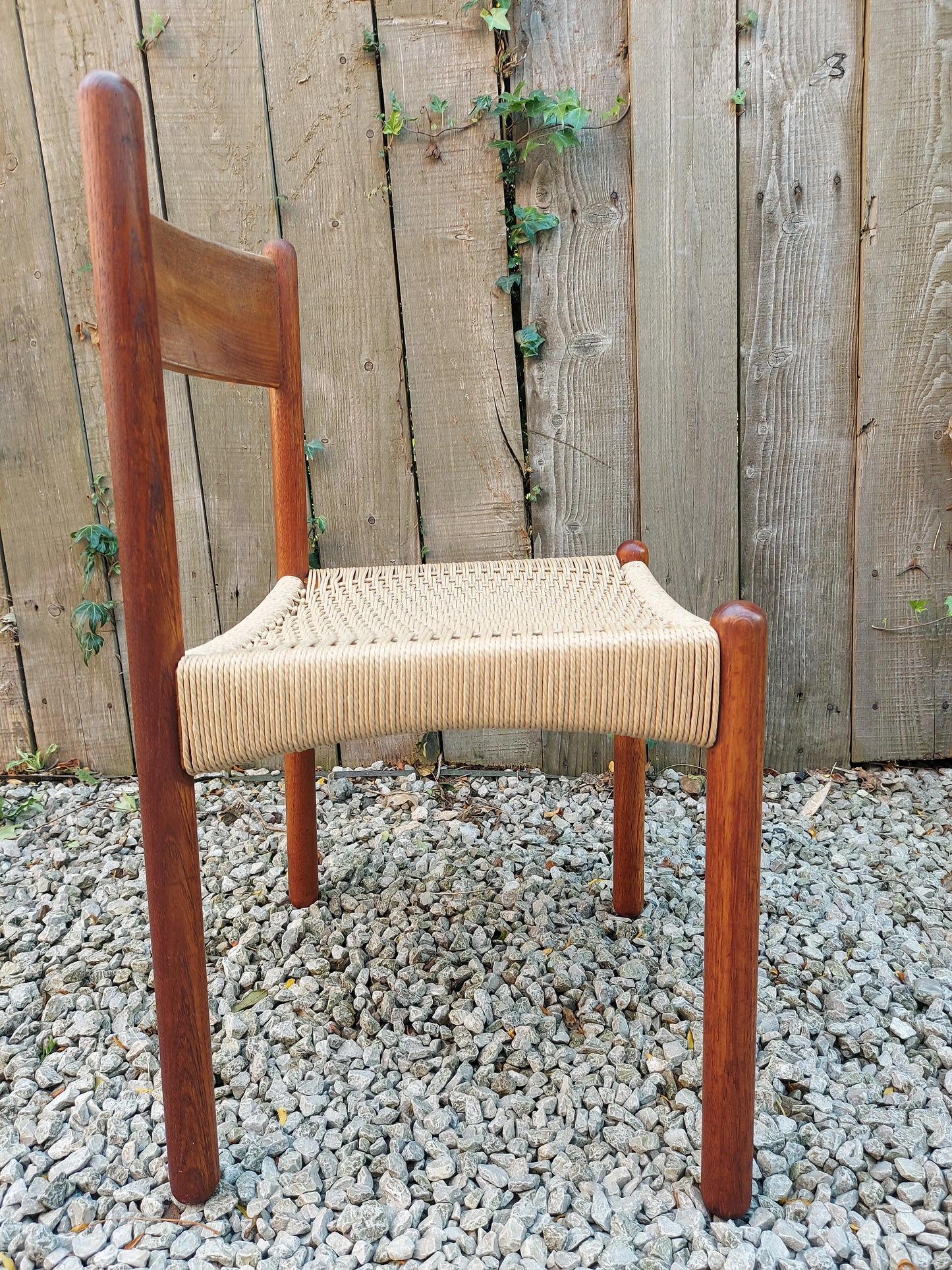 Mid Century Modern 2  danish Corded chairs