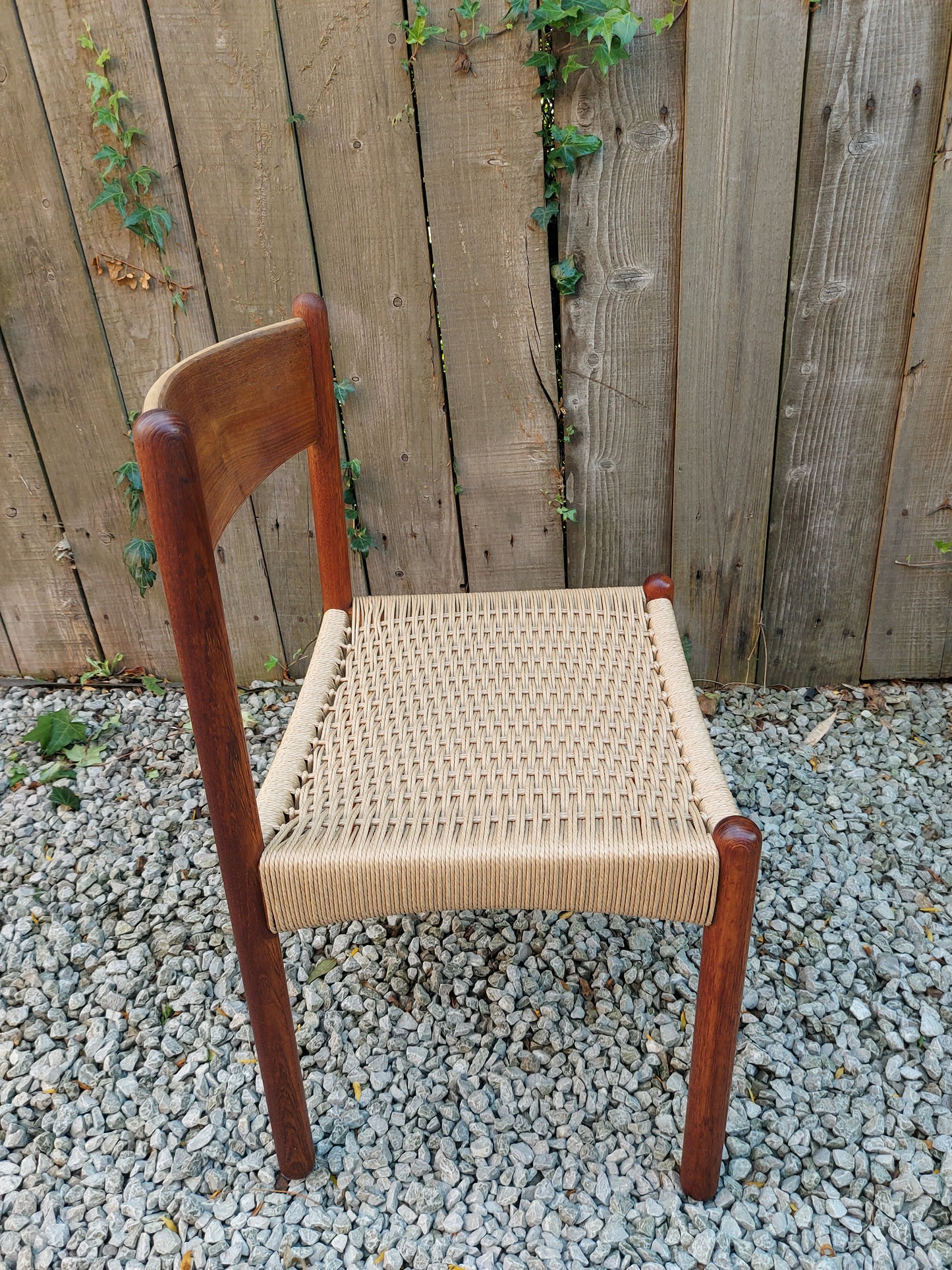 Mid Century Modern 2  danish Corded chairs