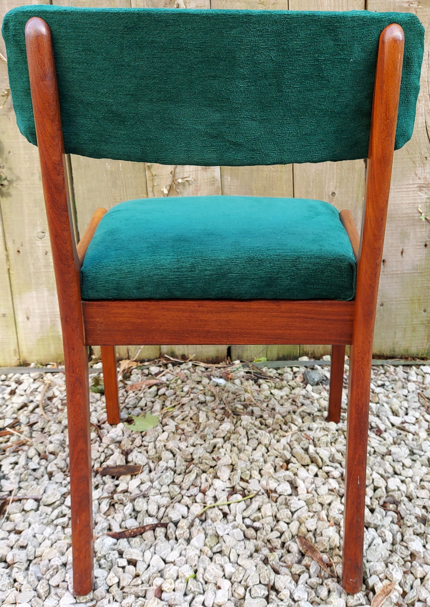 MCM 6 vanson chairs newly upholstered green