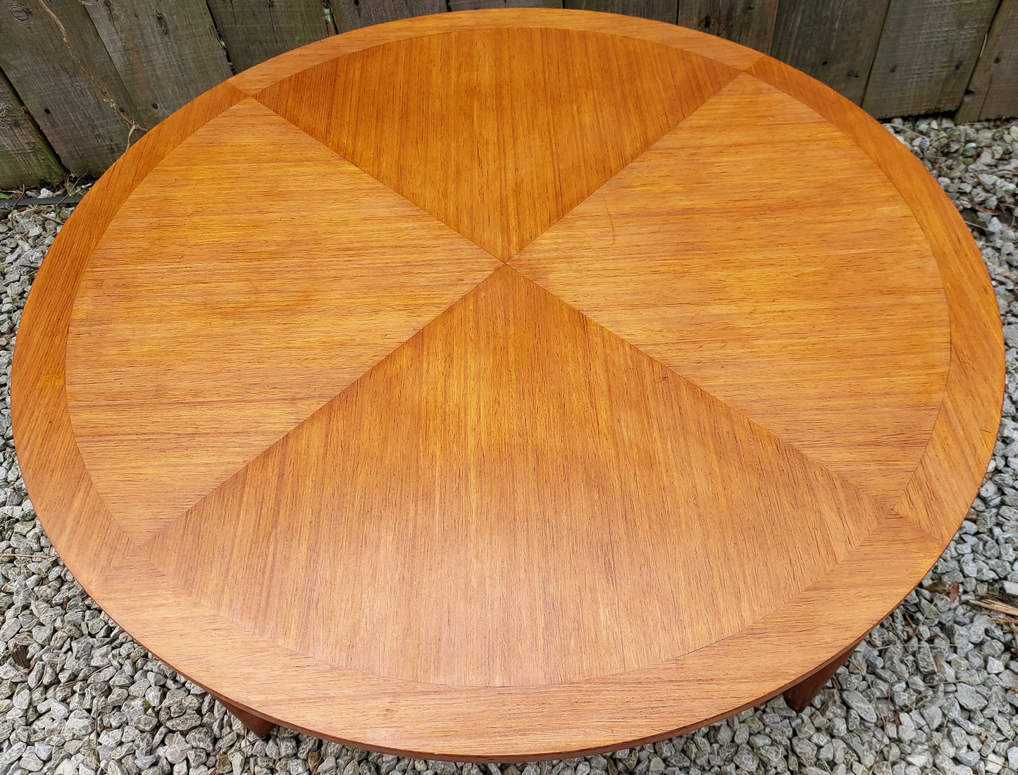 MCM Stonehill Sunburst Round Coffee Table