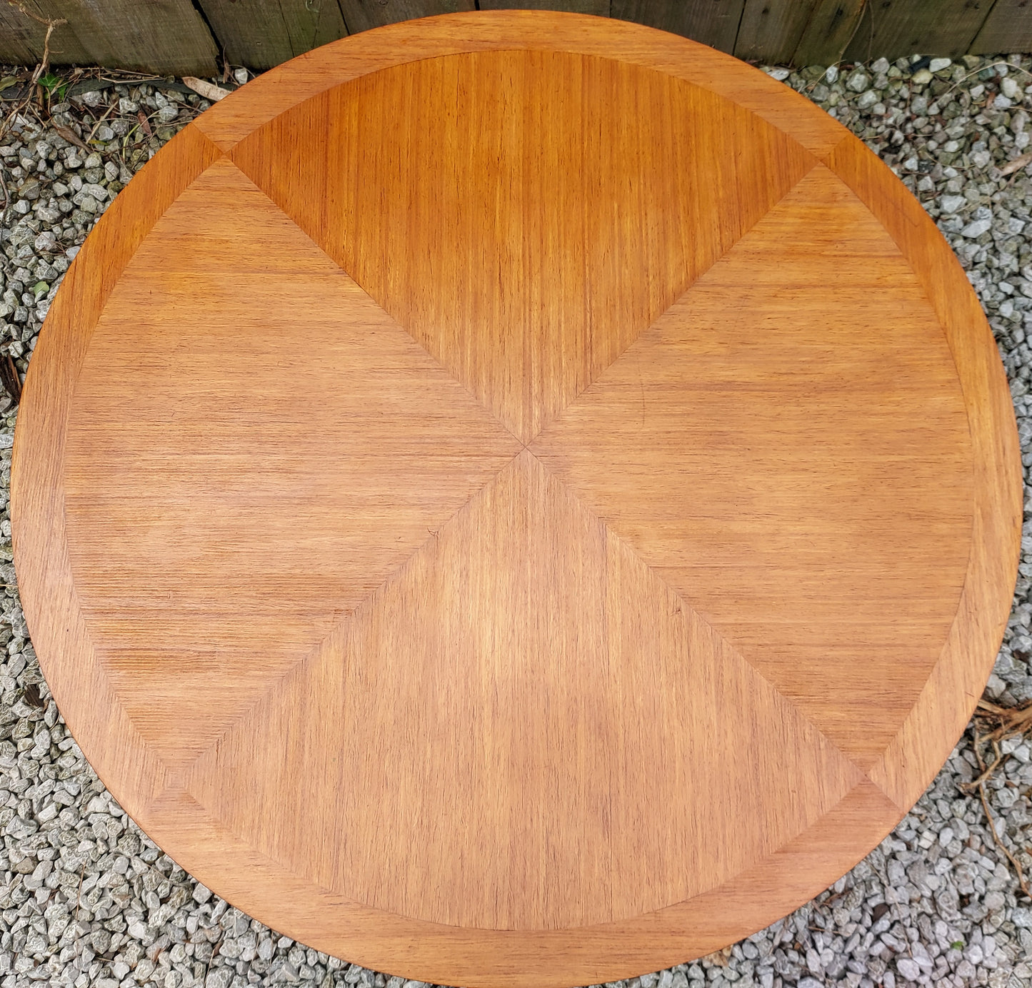 MCM Stonehill Sunburst Round Coffee Table